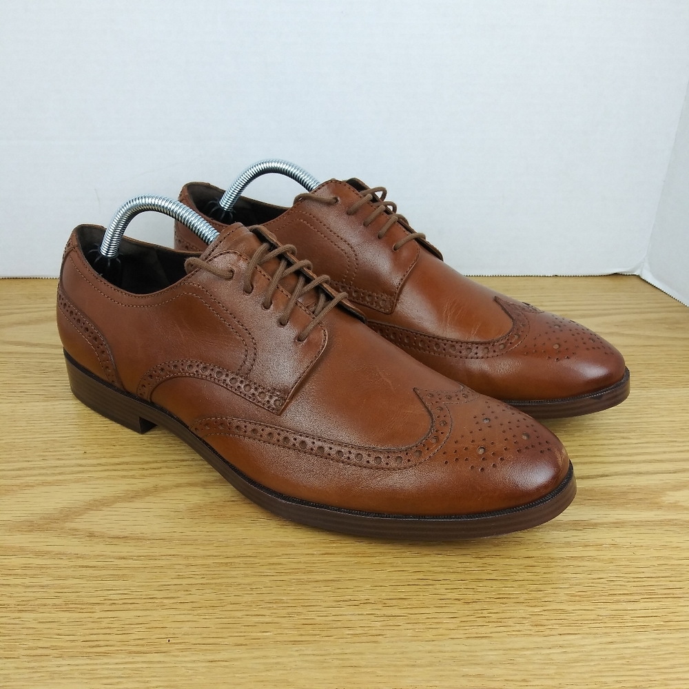 Cole Hann Jefferson Grand OS Mens 11 Wingtip Oxford Dress Shoes